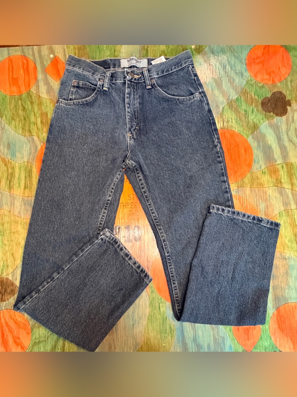 Wrangler Authentics Mens Relaxed Fit Straight Leg Jean Dark Wash 28X30 10ZM100ST
